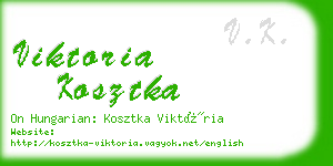 viktoria kosztka business card